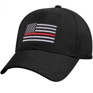 Firefighter Thin Red Line Flag Low Profile Ballcap