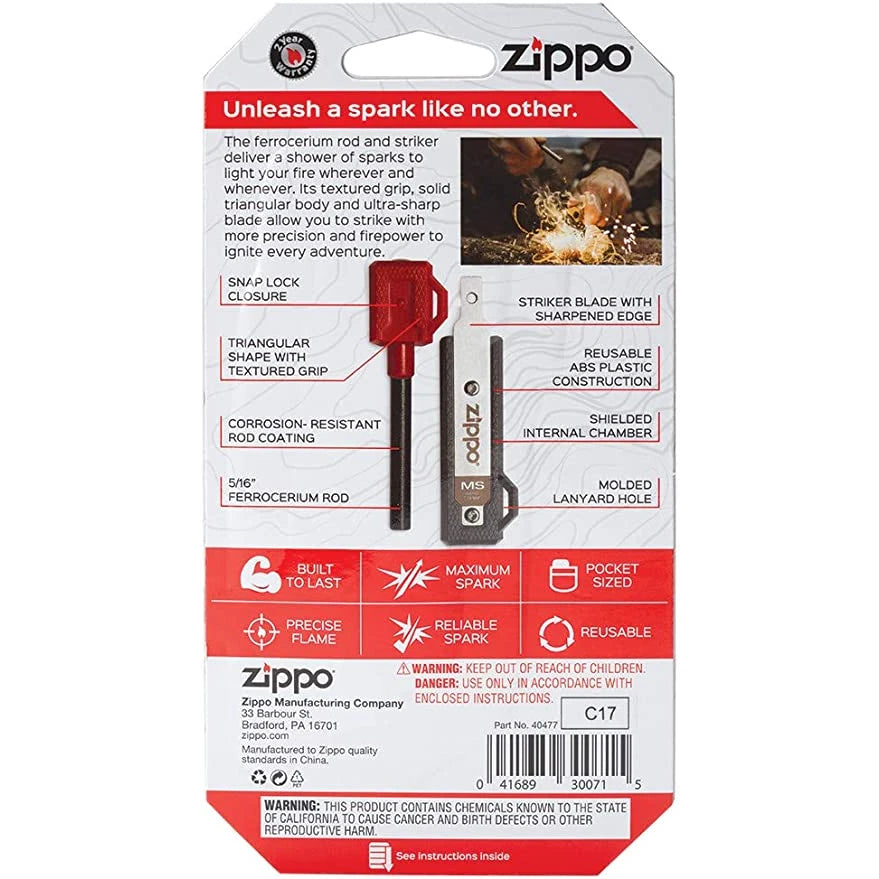 Zippo Mag Strike Ferrocerium Fire Starter
