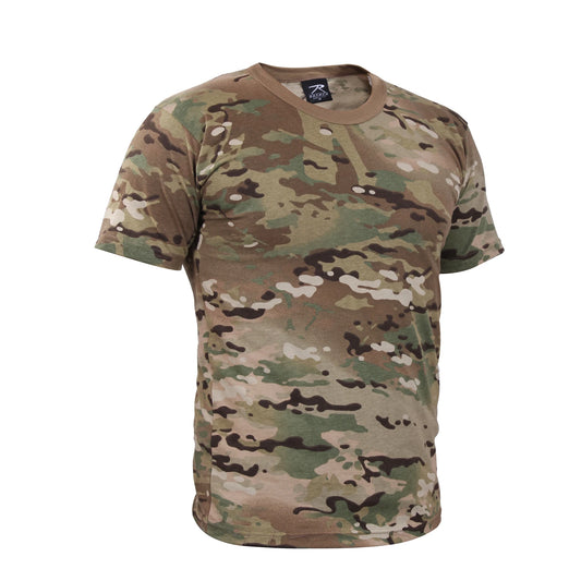 Multicam Camo - Short Sleeve 100% Cotton T-Shirt