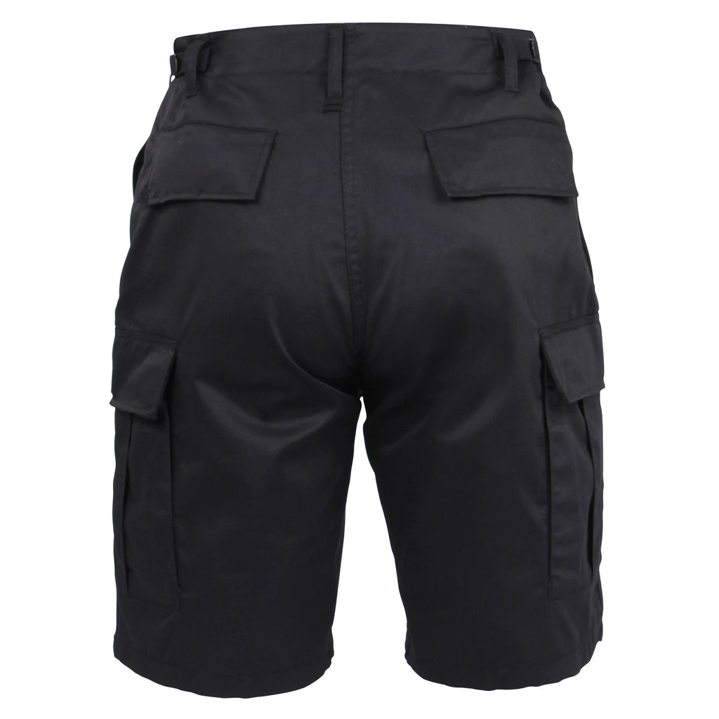 BDU Shorts - Black - Polyester/Cotton