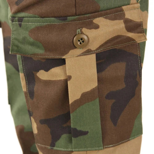 Kids -  BDU Pants - Woodland Camo