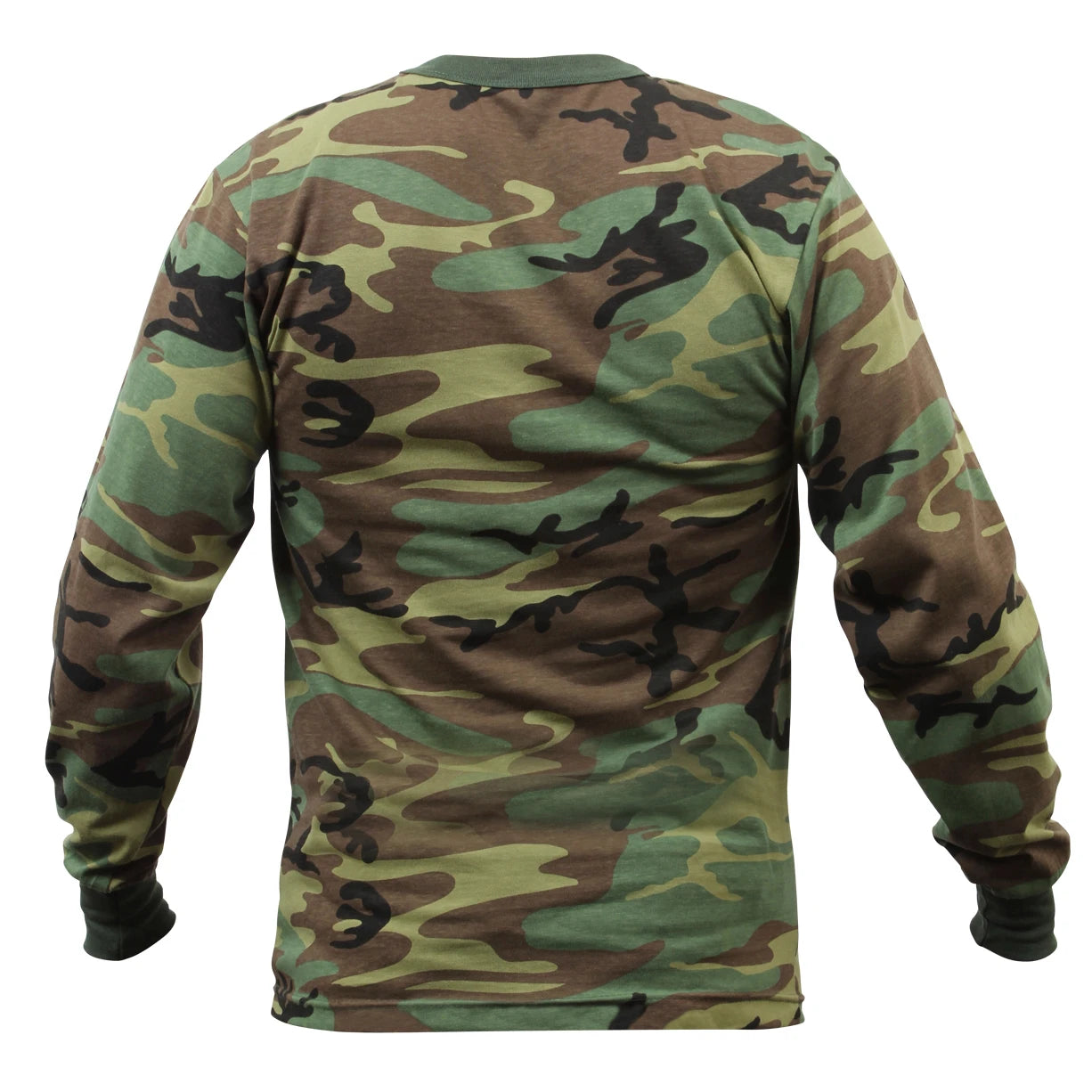 Woodland Camo Long Sleeve T-Shirt