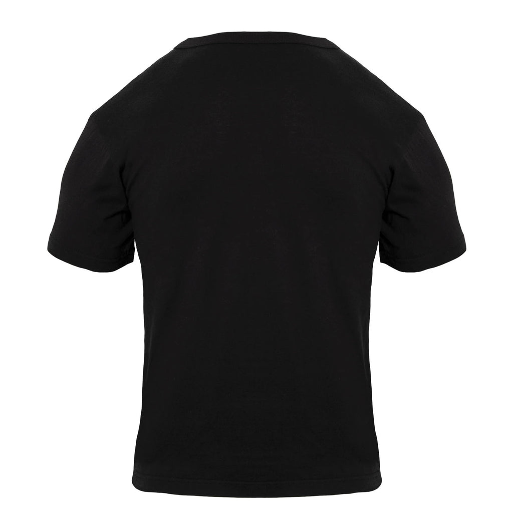 Rothco | Black 100% Cotton Short Sleeve T-Shirt