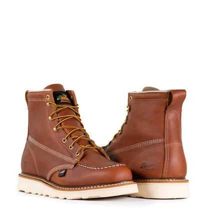 Thorogood MOC TOE American Heritage – 6″ Tobacco – Maxwear Wedge™ Boots