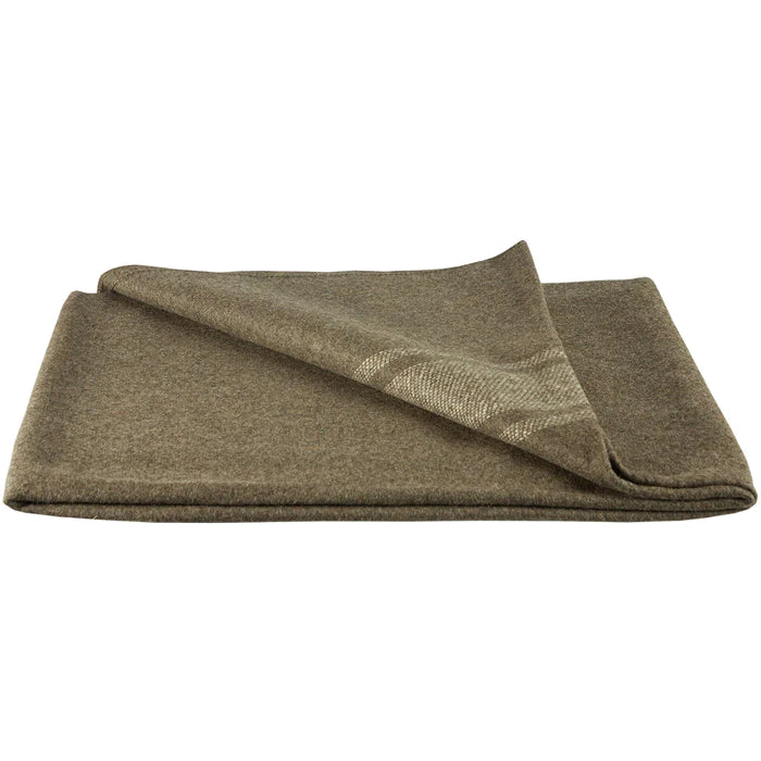 Wool Blanket - Italian Style - Brown