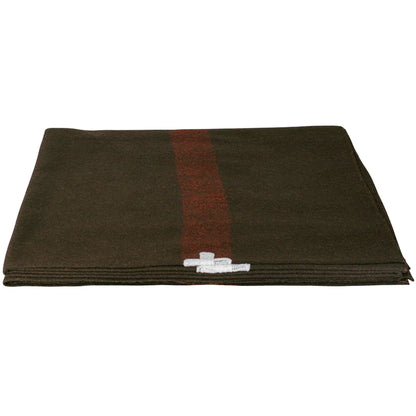 Swiss Army Style Blanket - Deep Chestnut Brown