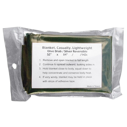 Lightweight Survival Blanket – Reflects 90% Body Heat, Compact Emergency Thermal Blanket