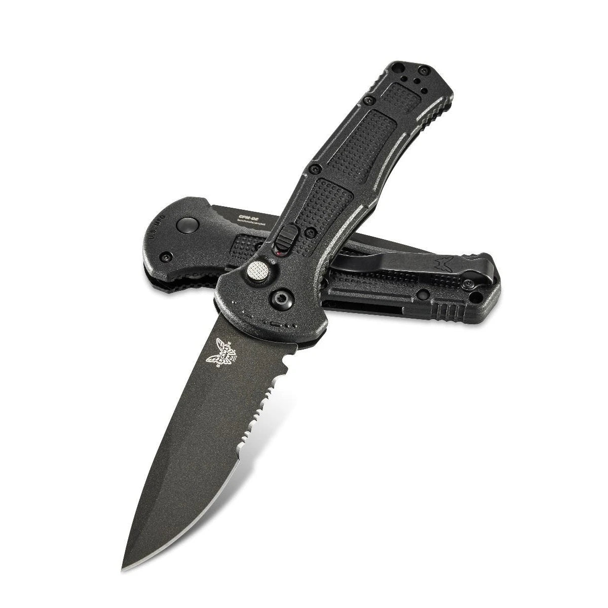 Benchmade | Claymore Serrated Automatic Knife | Black