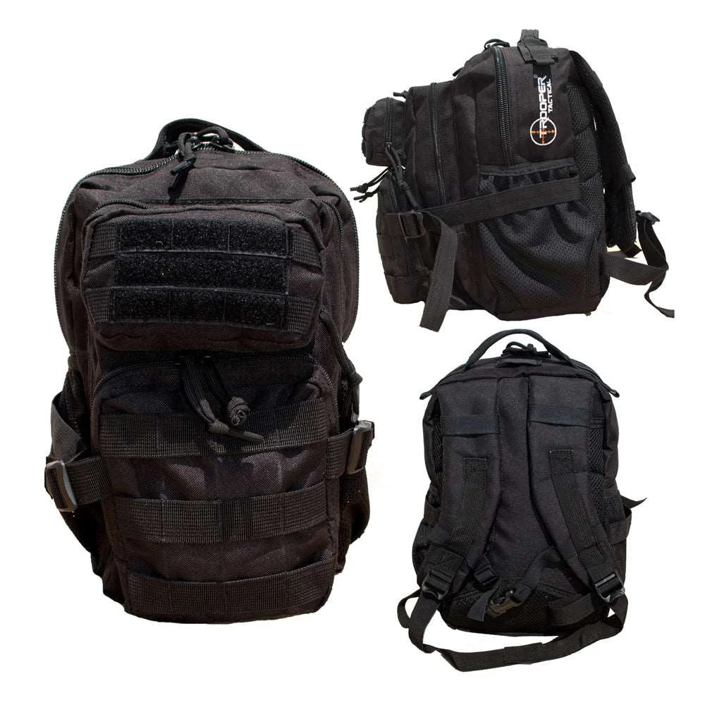 Trooper Tactical | Youth Military Tactical Backpack - Black