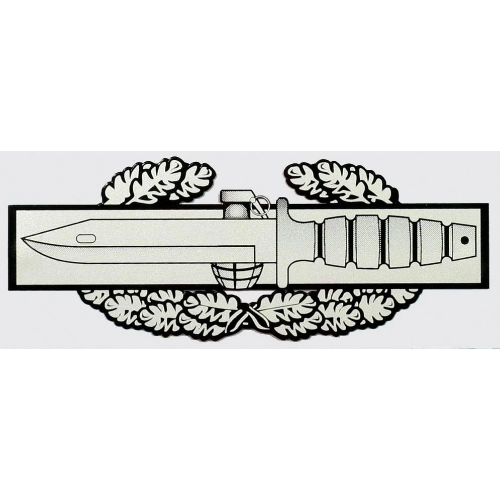 U.S. Army Decal - 6.75"x2.75" - Combat Action Badge