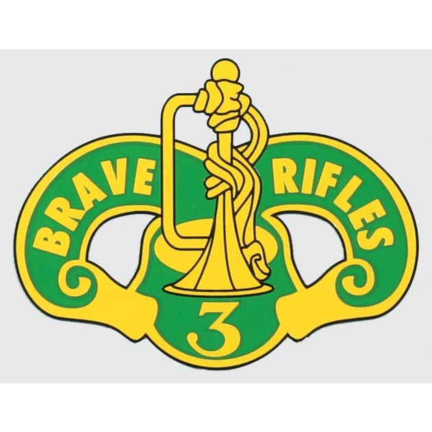 U.S. Army Decal - 4.25" x 3.5" - 3D Armored Cavalry Regiment