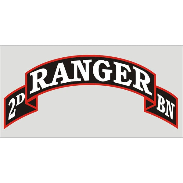U.S. Army Decal - 5"x2" - 2nd RANGER Battalion