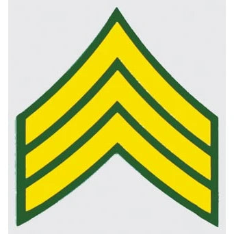 U.S. Army Decal - 2.25" x 2.5" - E-5 Sergeant