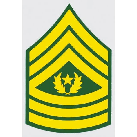 U.S. Army Decal - 2.25" x 3.5" - E-9 Command Sergeant Major