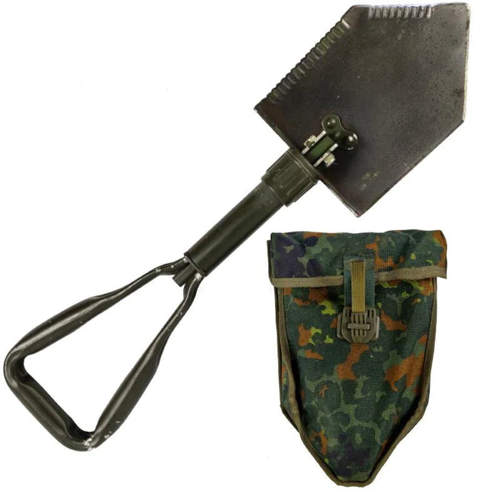 Used German 3-Fold Shovel with Flectarn Case
