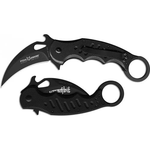 Fox Knives | Folding Karambit with Black G10 Handle