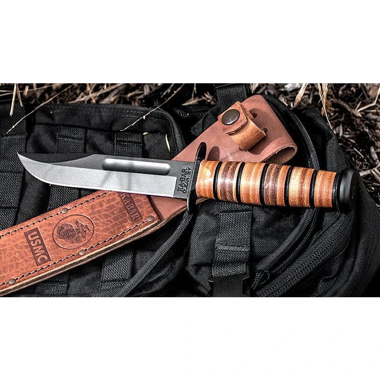 KA-BAR - USMC Full-size - Straight Edge Knife