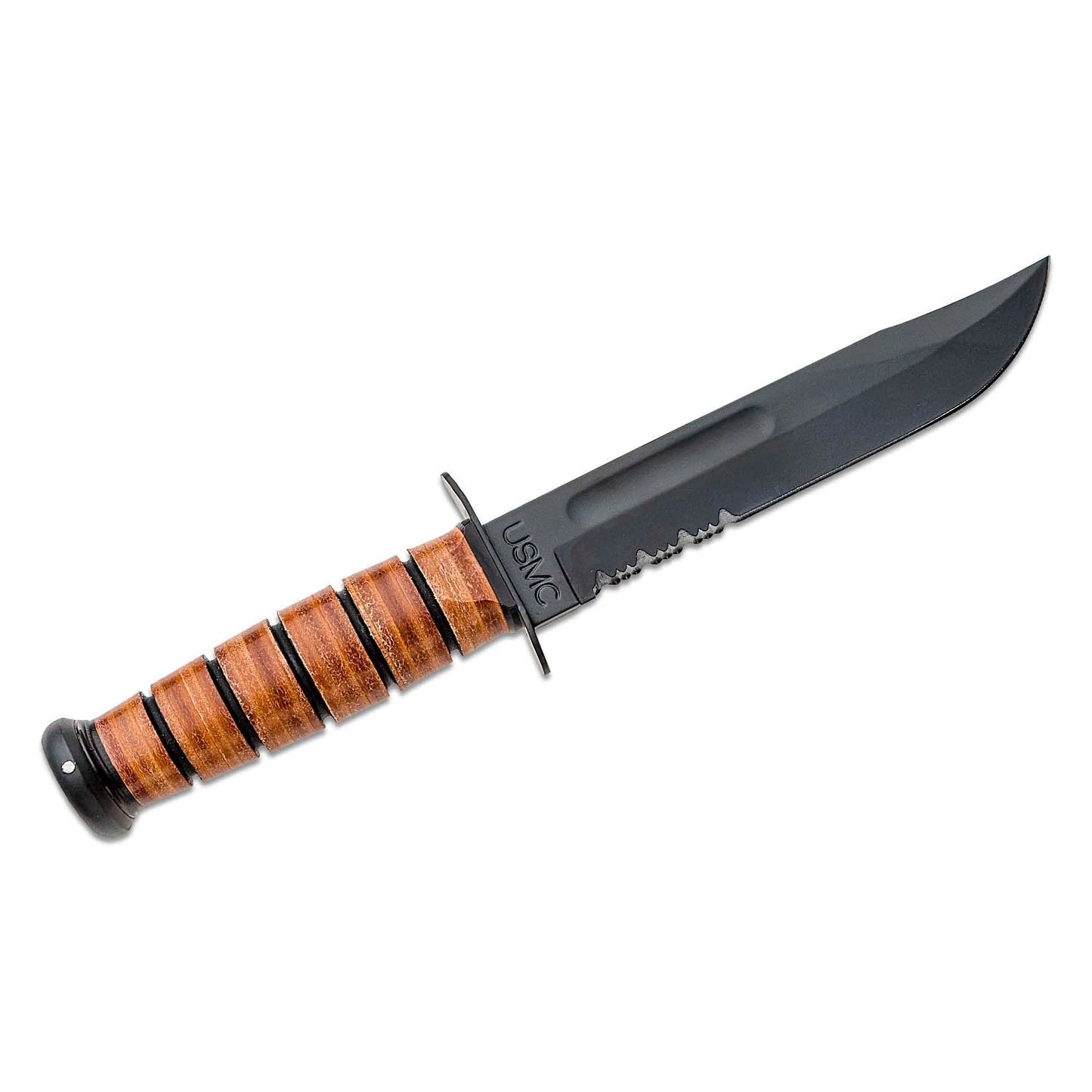 KA-BAR - USMC Serrated Edge Knife - Full Size - KA1218