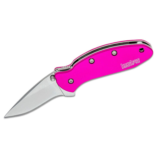 Kershaw Chive Linerlock Pocket Knife Pink