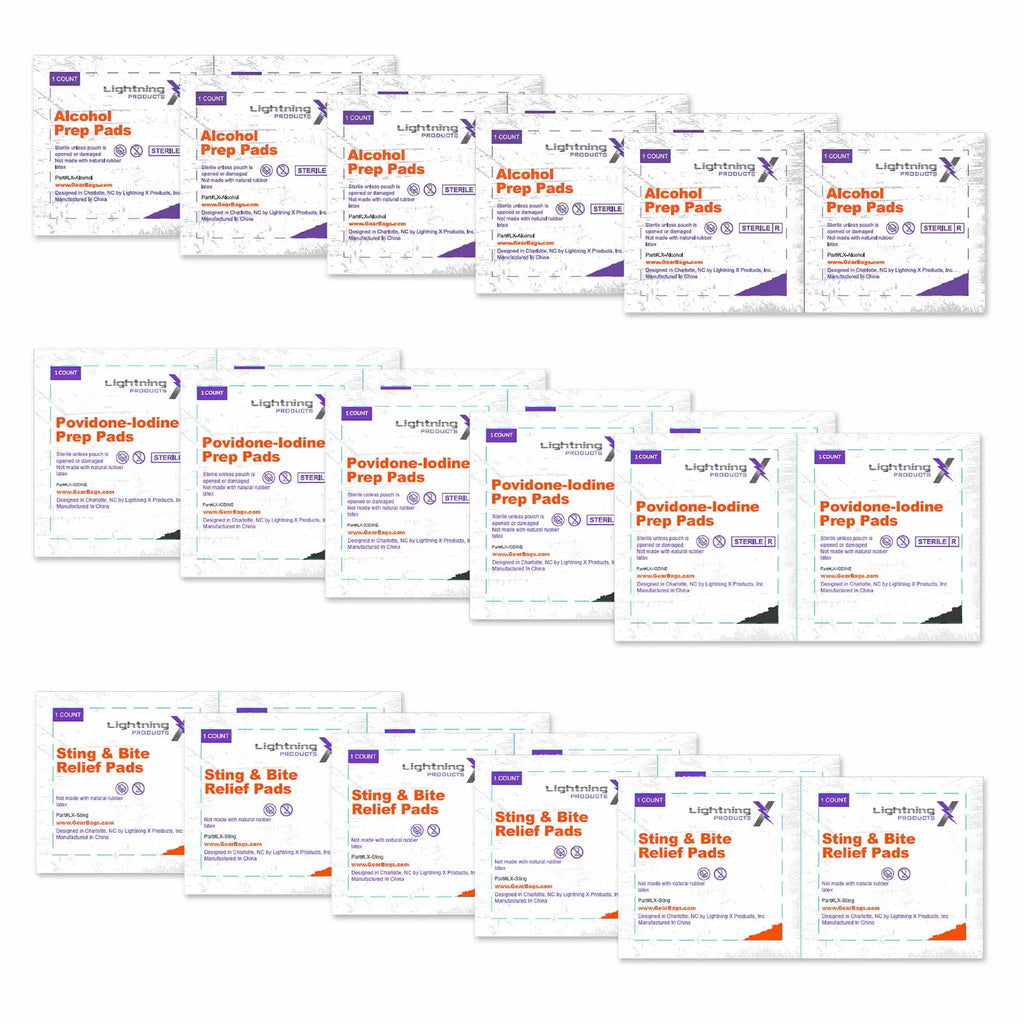 MED POD | Prep Pad Kit – Alcohol, Iodine & Sting Relief