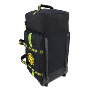 Value Rolling Firefighter Turnout Gear Bag w/ Rollerblade Wheels