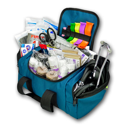 Compact First Responder Stocked Trauma Bag w Fill Kit B