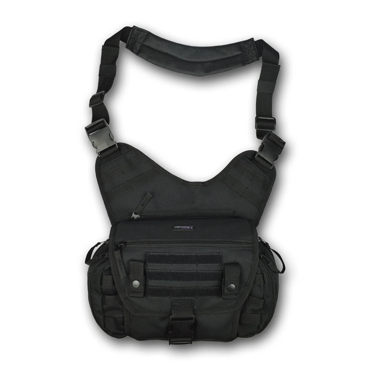 Tactical Shoulder Sling Pack with Premium Medical First Aid Trauma Kit