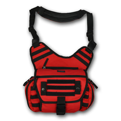 Tactical Shoulder Sling Pack with Premium Medical First Aid Trauma Kit