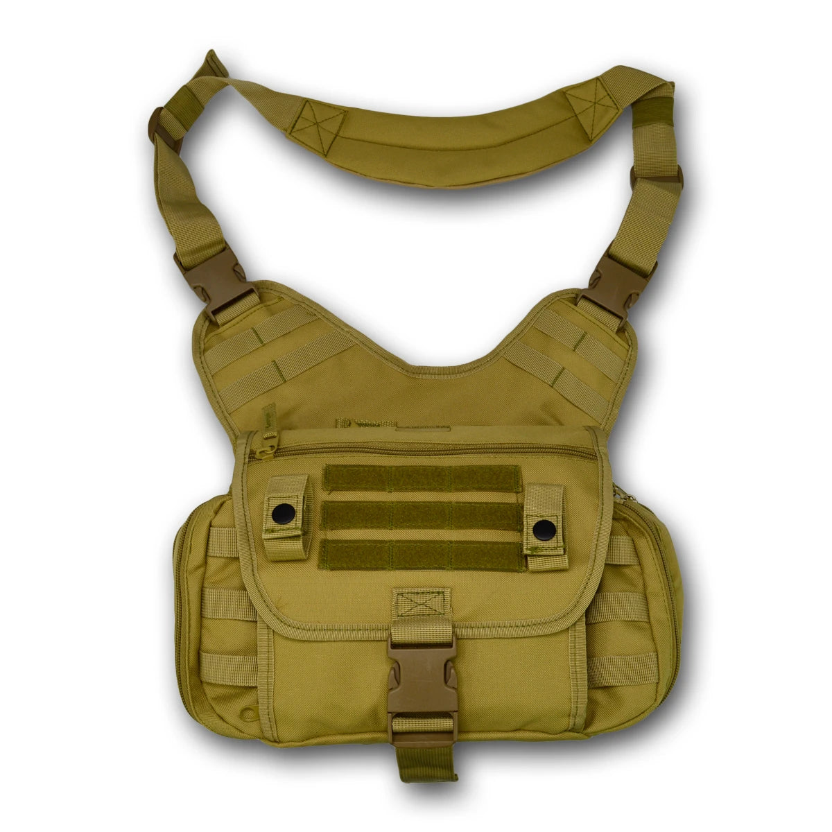 Tactical Shoulder Sling Pack with Premium Medical First Aid Trauma Kit