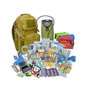 Premium MOLLE, IFAK trauma backpack w Deluxe EMS Tactical Kit