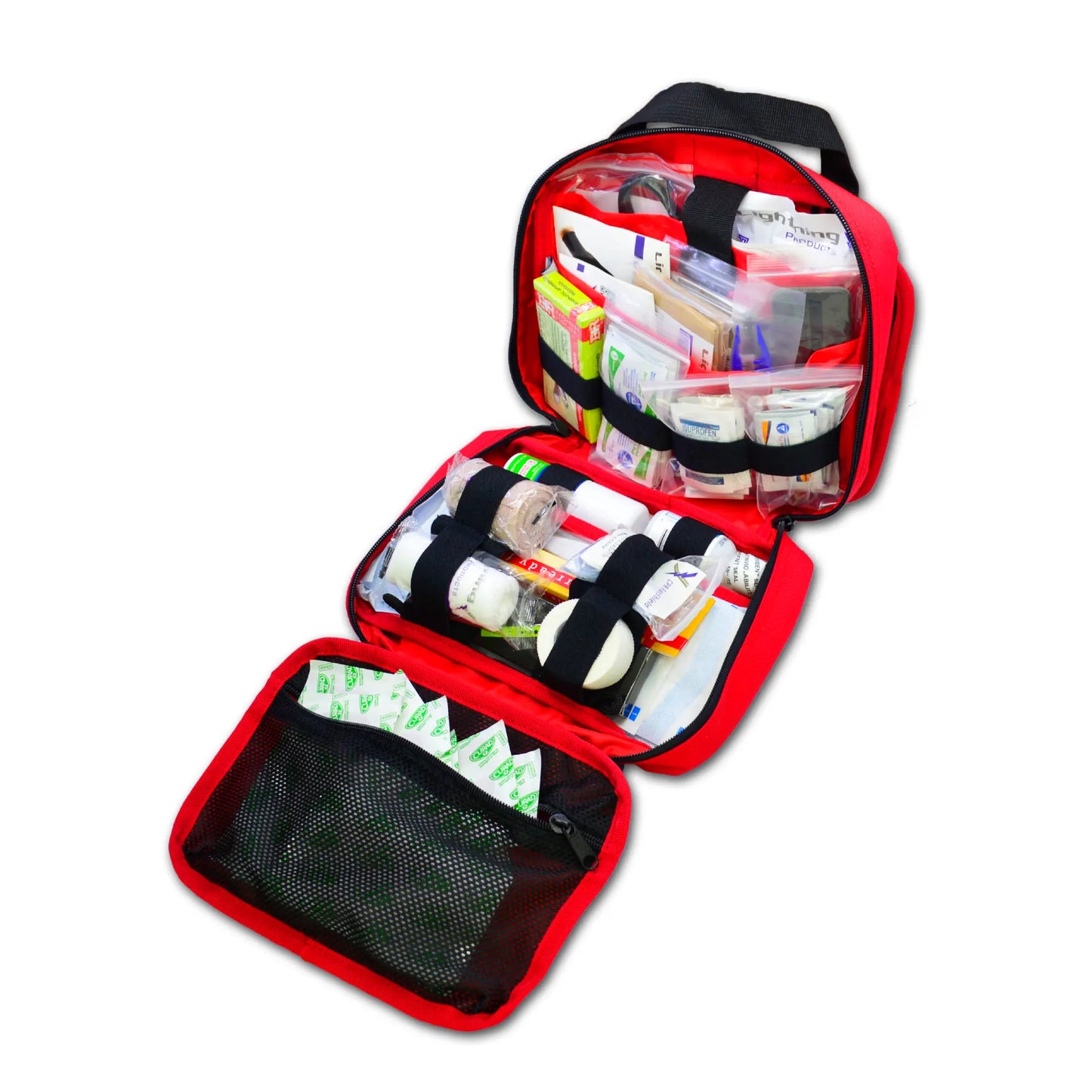 Premium Rip-Away Individual First Aid Kit for Vehicle Head Rest