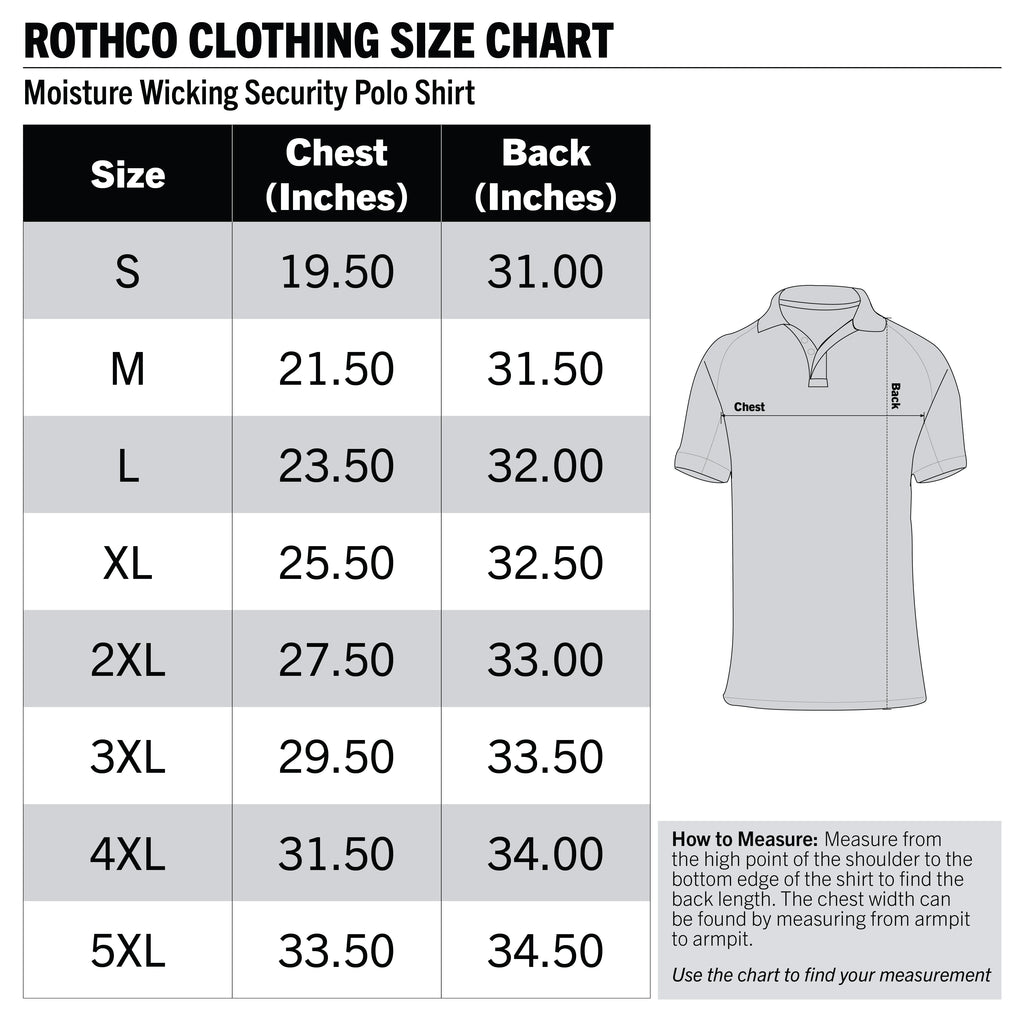 Rothco | Moisture Wicking Security Polo Shirt
