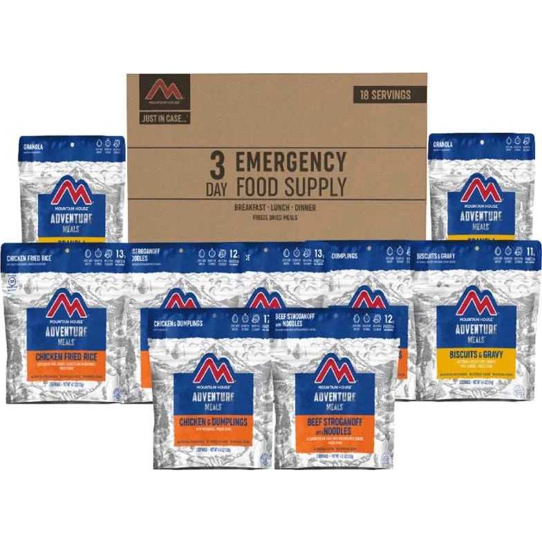 MRE 3 Day Emergency Food Kit | Mountain House