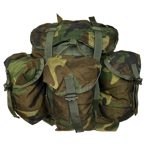 New Authentic US GI Medium ALICE Pack in Woodland Camo with LC-2