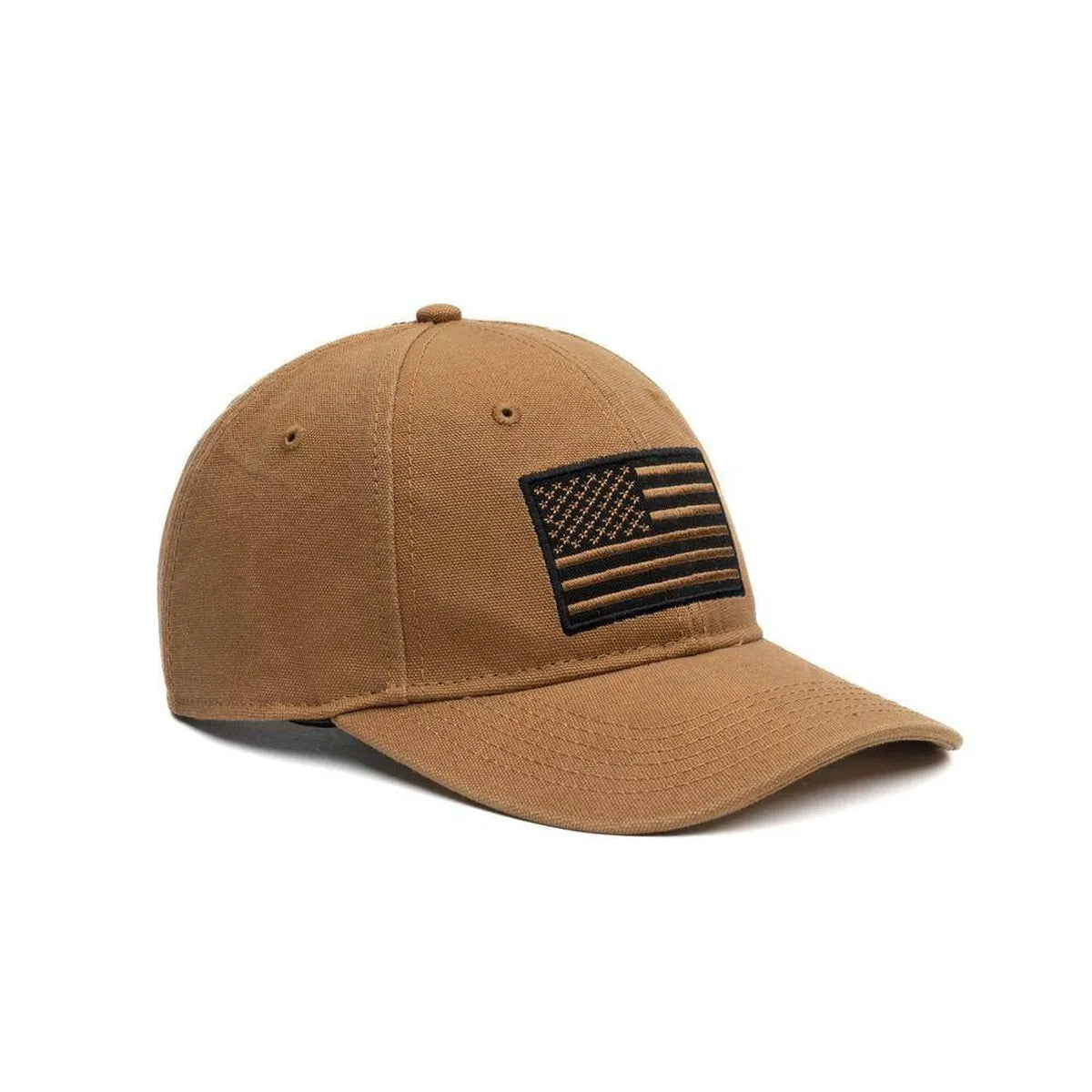 Grunt Style | Embroidered American Flag Hat - Coyote