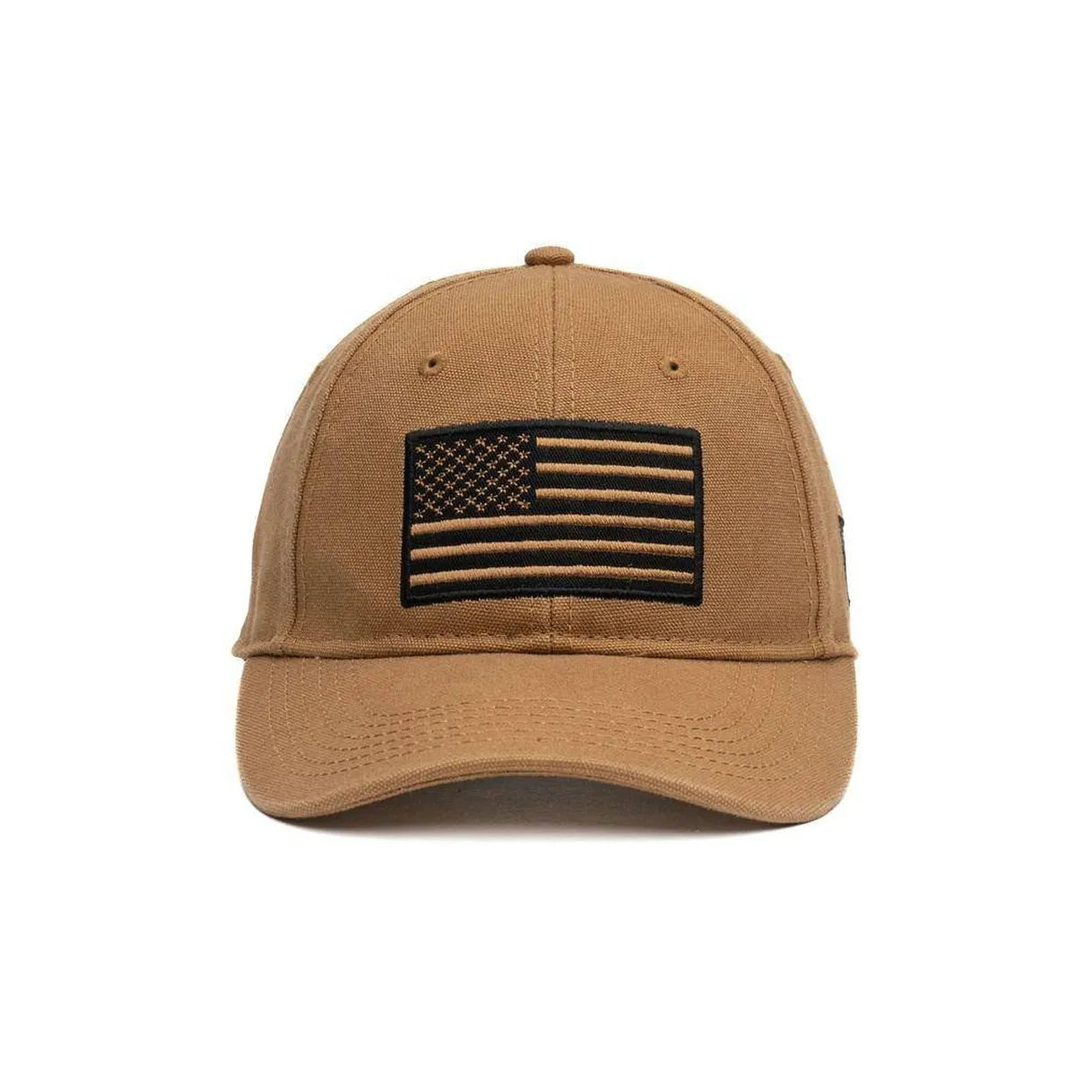 Grunt Style | Embroidered American Flag Hat - Coyote