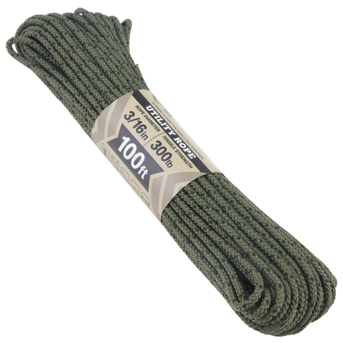 Atwood Rope 3/16-Inch Utility Rope - Camo, 100 ft