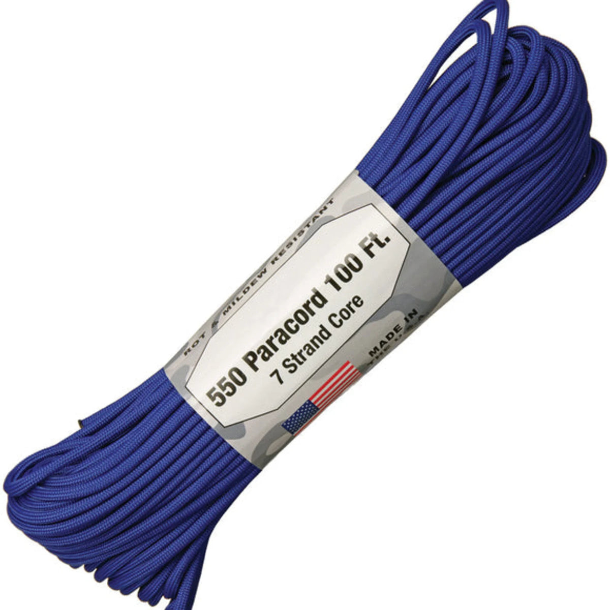 Atwood Rope 550 Paracord - Royal Blue, 100-Foot Hank