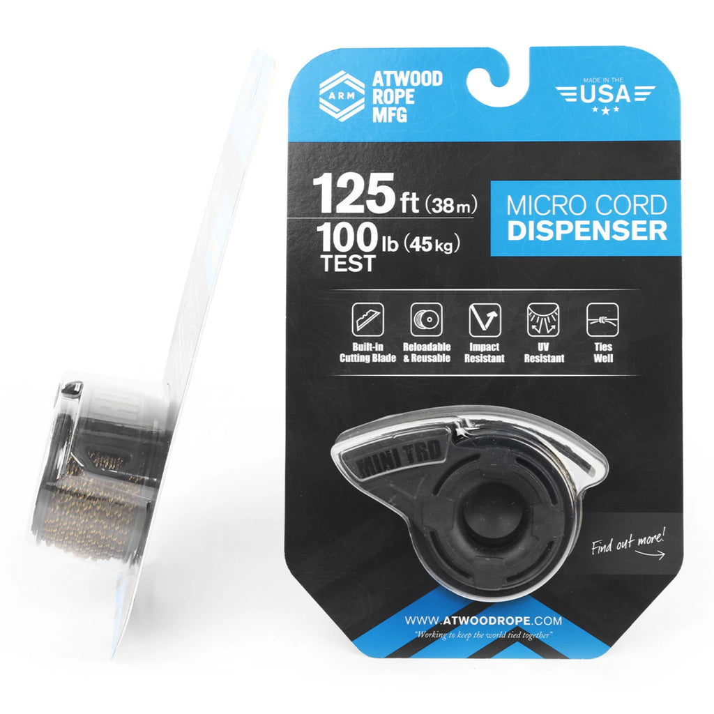 Atwood Rope MINI TRD Micro Cord Dispenser - Ground War, 125 ft — Image 2