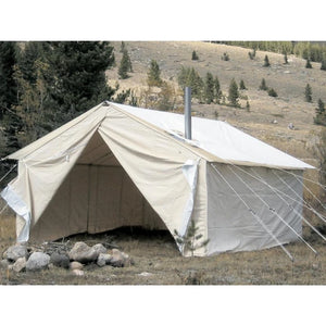BigHorn Canvas Wall Tent – 10.10 oz Marine-Grade Shelter for Rugged Backcountry Living