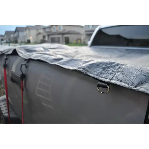 Foremost Dry Top 8 x 10 ft Black Truck Tarp