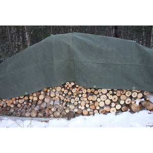 Canvas Tarp - OD - 6' X 8'