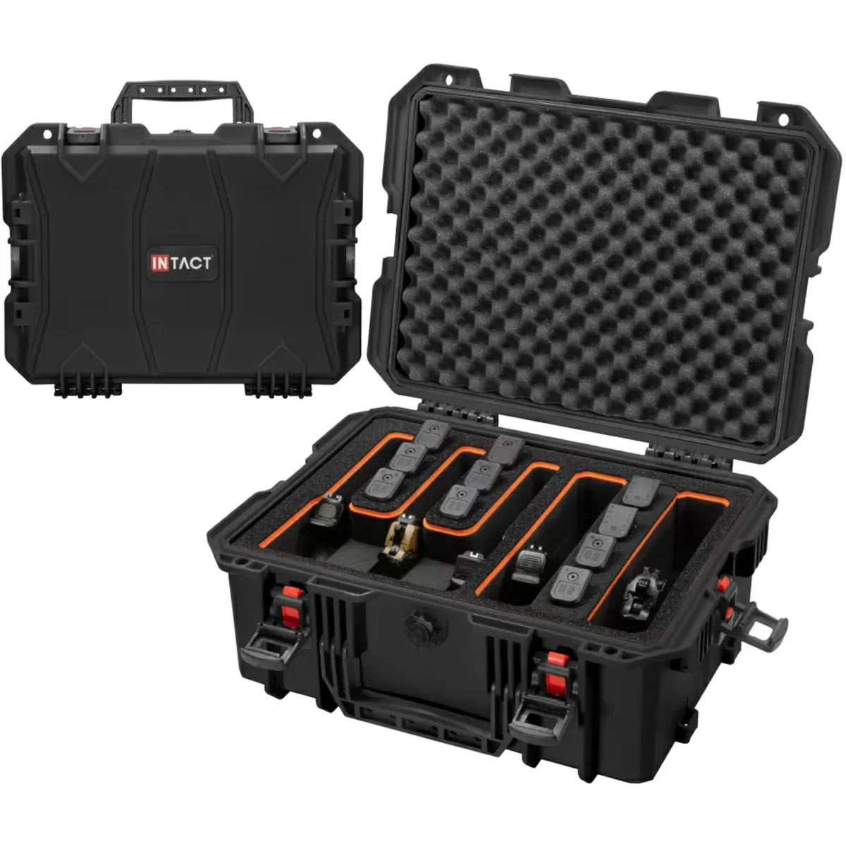 Eylar 18" Intact Stacker 5-Gun Case with Recon Rack - Black