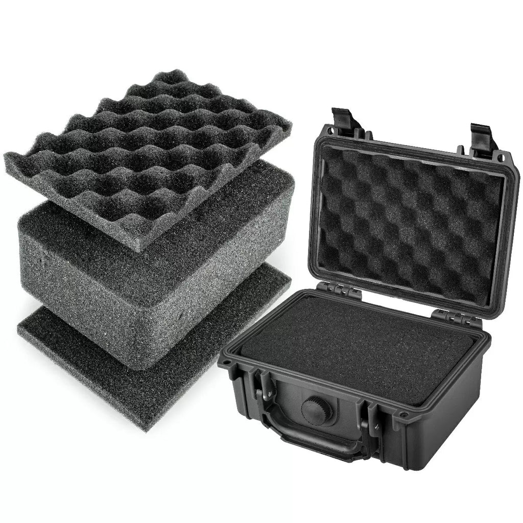 Eylar 8" Small Gear Hard Case – Waterproof, Dustproof, Shockproof with Customizable Foam