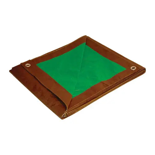 Foremost Dry Top 8 x 10 ft Brown/Green Reversible Tarp