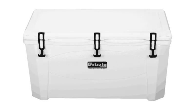 Grizzly 100 Hard Sided Cooler - White