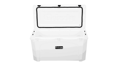 Grizzly 100 Hard Sided Cooler - White