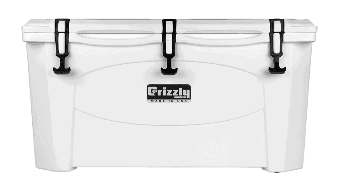 Grizzly 75 Hard Sided Cooler - White