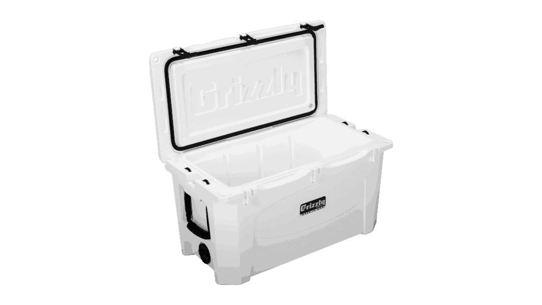 Grizzly 75 Hard Sided Cooler - White