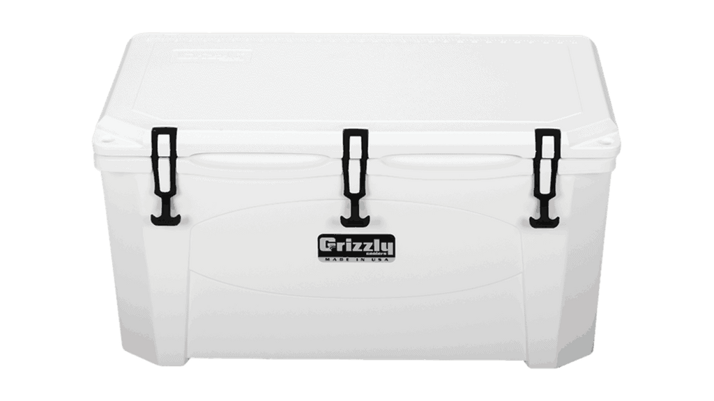 Grizzly 75 Hard Sided Cooler - White